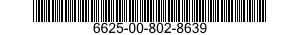 6625-00-802-8639 VOLTMETER 6625008028639 008028639
