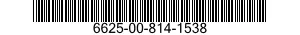 6625-00-814-1538 SELECTOR,TRIGGER-VIDEO SIGNAL 6625008141538 008141538