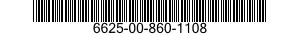 6625-00-860-1108  6625008601108 008601108