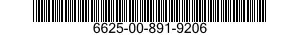 6625-00-891-9206 VOLTMETER 6625008919206 008919206