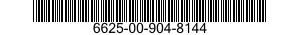 6625-00-904-8144 VOLTMETER 6625009048144 009048144