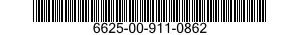 6625-00-911-0862  6625009110862 009110862
