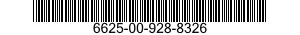 6625-00-928-8326  6625009288326 009288326