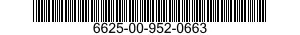 6625-00-952-0663  6625009520663 009520663