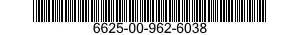 6625-00-962-6038  6625009626038 009626038