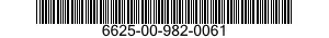 6625-00-982-0061  6625009820061 009820061