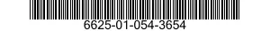 6625-01-054-3654 AMMETER 6625010543654 010543654