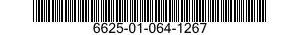 6625-01-064-1267 AMMETER 6625010641267 010641267