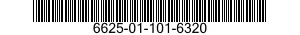 6625-01-101-6320 METER,SPECIAL SCALE 6625011016320 011016320