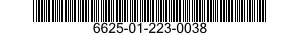 6625-01-223-0038 TESTPROGRAMSET 6625012230038 012230038