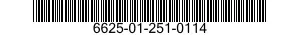 6625-01-251-0114 METER,SPECIAL SCALE 6625012510114 012510114