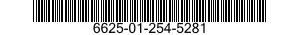 6625-01-254-5281 TIP,TEST PROD 6625012545281 012545281