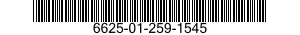 6625-01-259-1545 VOLTMETER 6625012591545 012591545