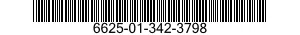 6625-01-342-3798 MISSION CONTROL ELE * 6625013423798 013423798