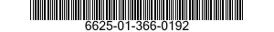 6625-01-366-0192 METER,ELECTRICAL FREQUENCY 6625013660192 013660192