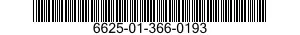 6625-01-366-0193 METER,SPECIAL SCALE 6625013660193 013660193