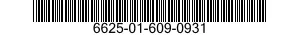 6625-01-609-0931 MULTIMETER 6625016090931 016090931