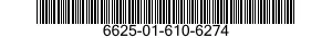 6625-01-610-6274 TIP,TEST PROD 6625016106274 016106274
