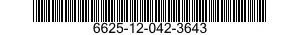 6625-12-042-3643  6625120423643 120423643