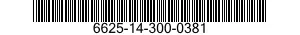 6625-14-300-0381 MAINTENANCE KIT,ELECTRONIC EQUIPMENT 6625143000381 143000381