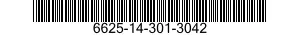 6625-14-301-3042  6625143013042 143013042