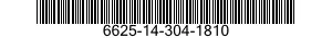 6625-14-304-1810 INDICATOR,LINE VOLTAGE 6625143041810 143041810