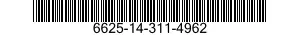 6625-14-311-4962  6625143114962 143114962