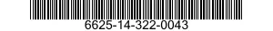 6625-14-322-0043 METER,ARBITRARY SCALE 6625143220043 143220043
