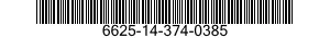 6625-14-374-0385 CABLE ASSEMBLY,SPECIAL PURPOSE,ELECTRICAL 6625143740385 143740385
