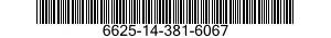 6625-14-381-6067 OSCILLOSCOPE 6625143816067 143816067