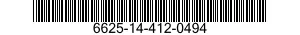 6625-14-412-0494 FLUXMETER 6625144120494 144120494