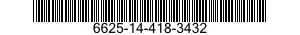 6625-14-418-3432 GALVANOMETER 6625144183432 144183432