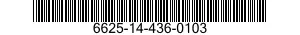 6625-14-436-0103 OSCILLOSCOPE 6625144360103 144360103