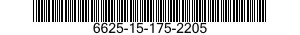 6625-15-175-2205 OSCILLOSCOPE 6625151752205 151752205