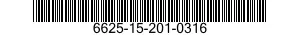 6625-15-201-0316 METER,MULTIPLE SCALE 6625152010316 152010316