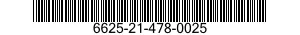 6625-21-478-0025 BRIDGE,CAPACITANCE-INDUCTANCE-RESISTANCE 6625214780025 214780025