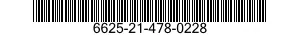 6625-21-478-0228  6625214780228 214780228