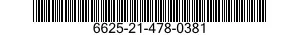 6625-21-478-0381 TEST SET,DETECTING 6625214780381 214780381