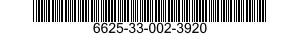 6625-33-002-3920 PANEL,TEST,ELECTRICAL 6625330023920 330023920