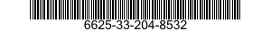 6625-33-204-8532 TEST PROGRAM SET 6625332048532 332048532