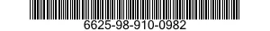 6625-98-910-0982  6625989100982 989100982
