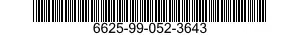 6625-99-052-3643 TACHOMETER,ELECTRICAL,SELF-GENERATING 6625990523643 990523643