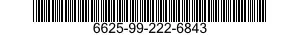 6625-99-222-6843 VOLTMETER 6625992226843 992226843
