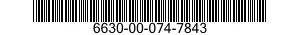 6630-00-074-7843  6630000747843 000747843