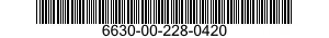 6630-00-228-0420 FILTER UNIT 6630002280420 002280420