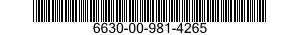 6630-00-981-4265  6630009814265 009814265