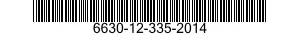 6630-12-335-2014 ANALYZER,GAS 6630123352014 123352014