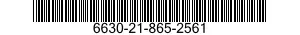 6630-21-865-2561  6630218652561 218652561
