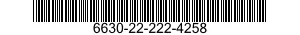 6630-22-222-4258  6630222224258 222224258