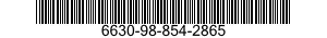 6630-98-854-2865 METER SCALE,COPPER 6630988542865 988542865